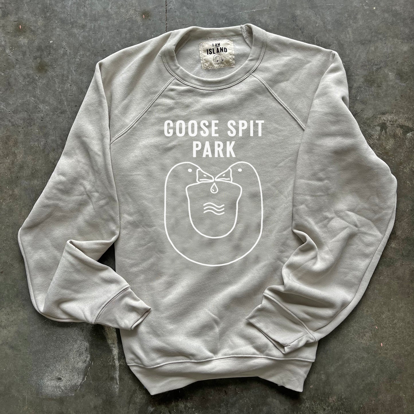 GOOSE SPIT  natural sweatshirt