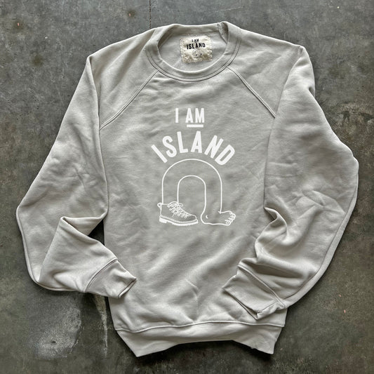 I AM ISLAND natural sweatshirt